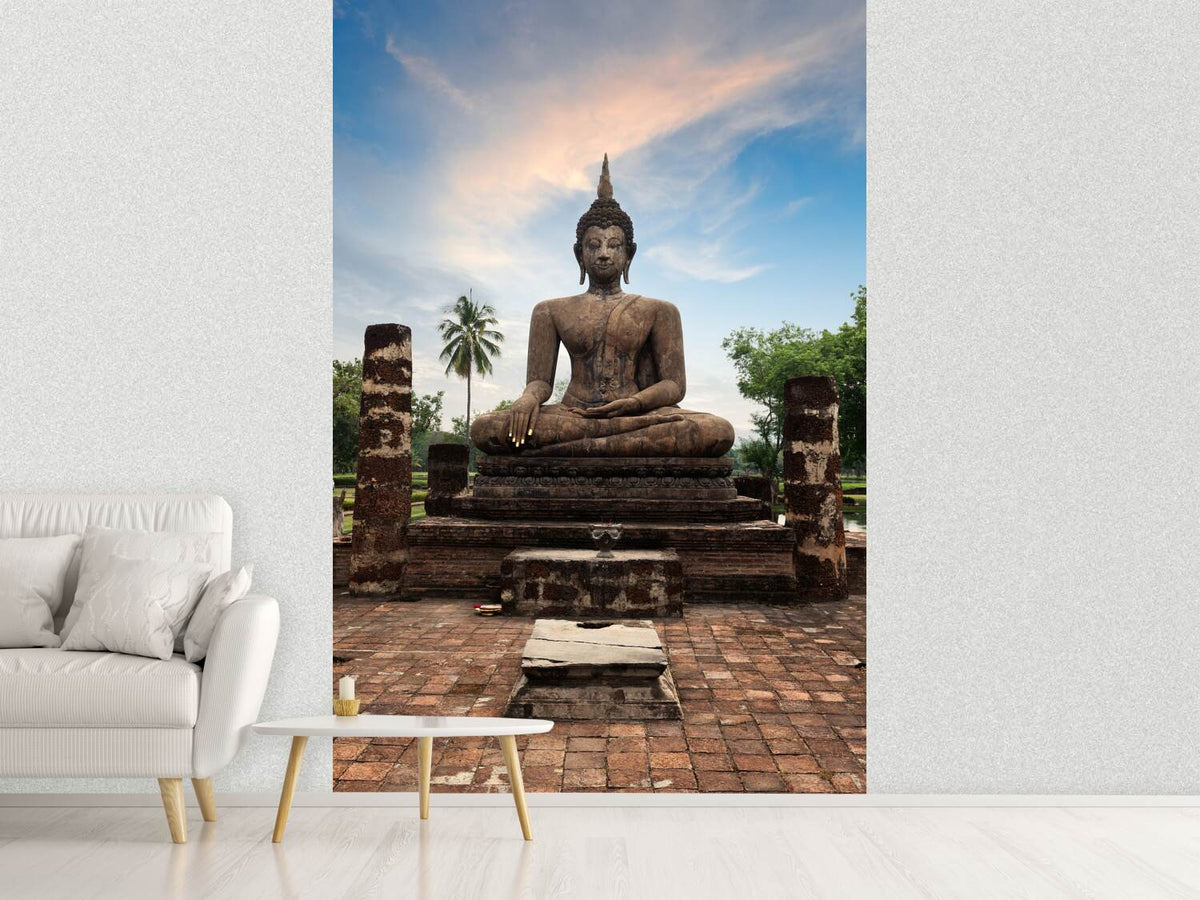 photo-wallpaper-buddha-statue-at-dusk