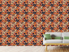 patterned-wallpaper-rock-orange