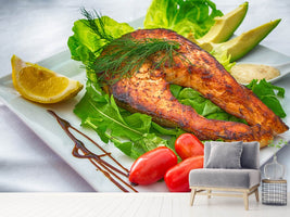 photo-wallpaper-salmon-plate