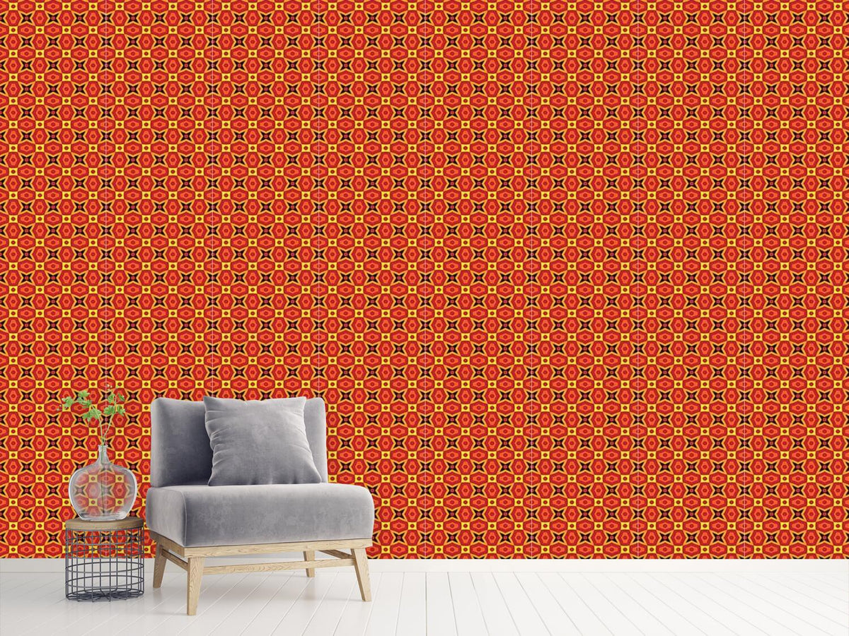 patterned-wallpaper-african-geometry