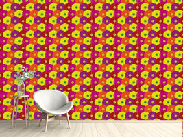 patterned-wallpaper-gerbera