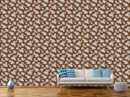 patterned-wallpaper-edelweiss-brown