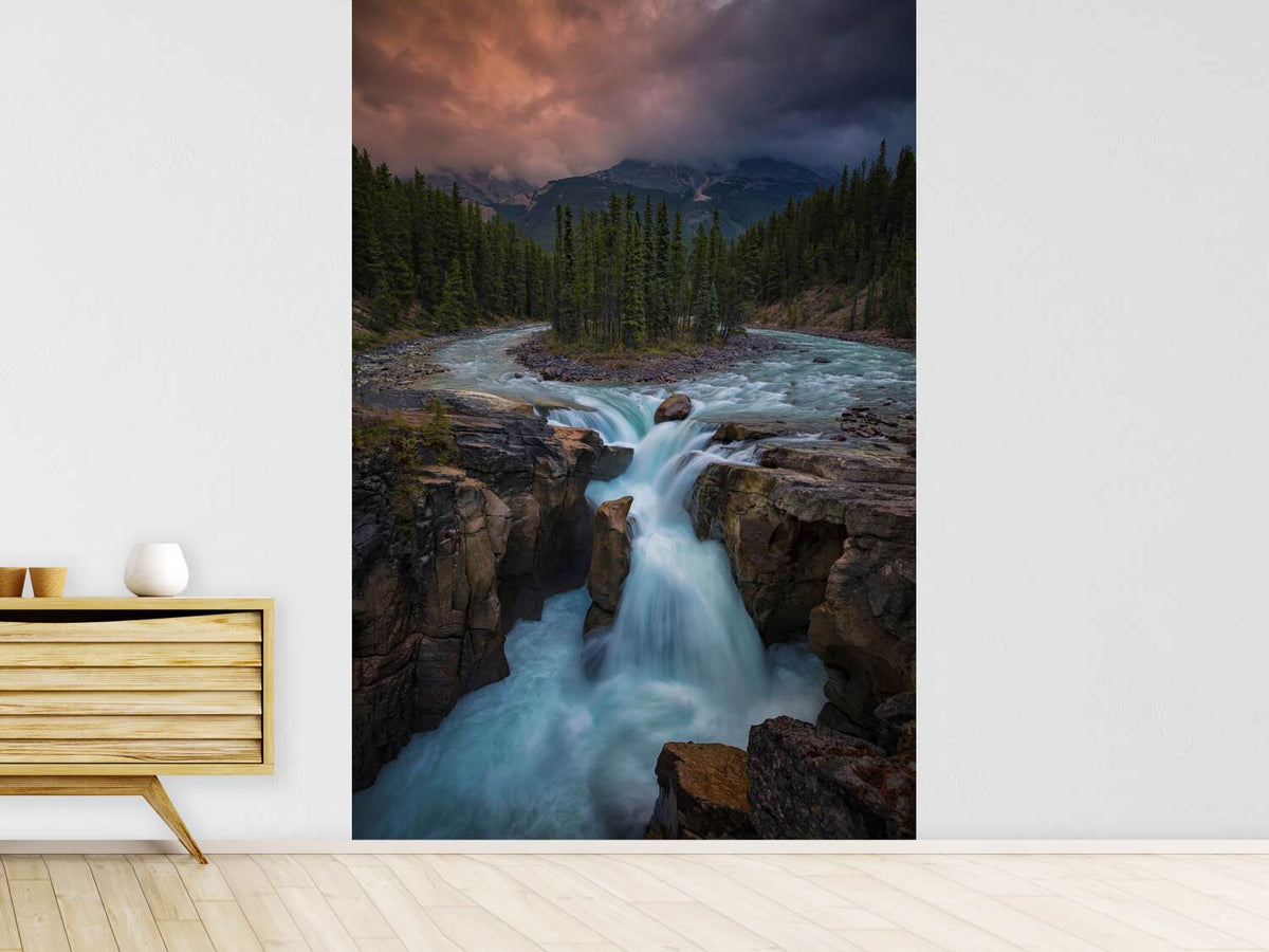 photo-wallpaper-sunwapta-falls