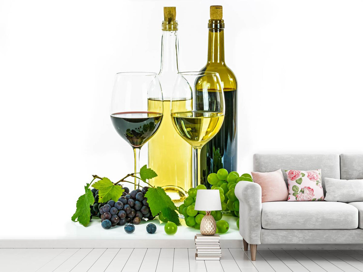 photo-wallpaper-white-wine-and-red-wine