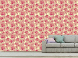 patterned-wallpaper-ruby-hibiscus