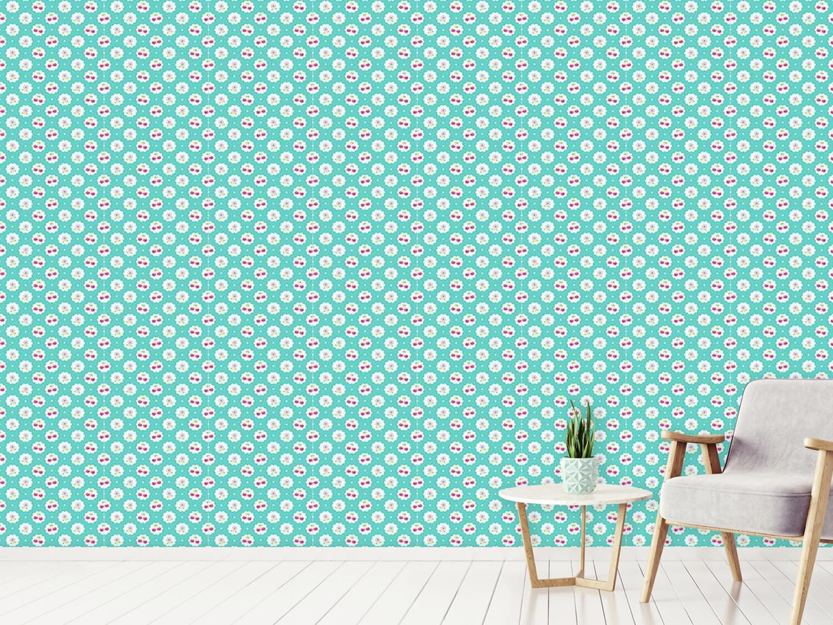 patterned-wallpaper-vintage-cherries