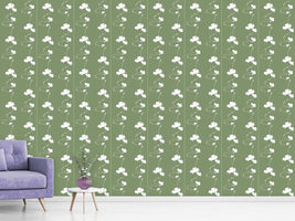 patterned-wallpaper-romantic-floral-design-green