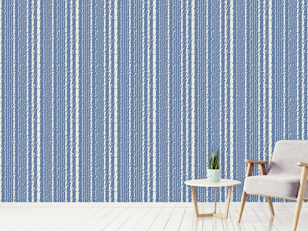 patterned-wallpaper-wavy-games-in-blue