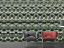 patterned-wallpaper-chequered-garden-green