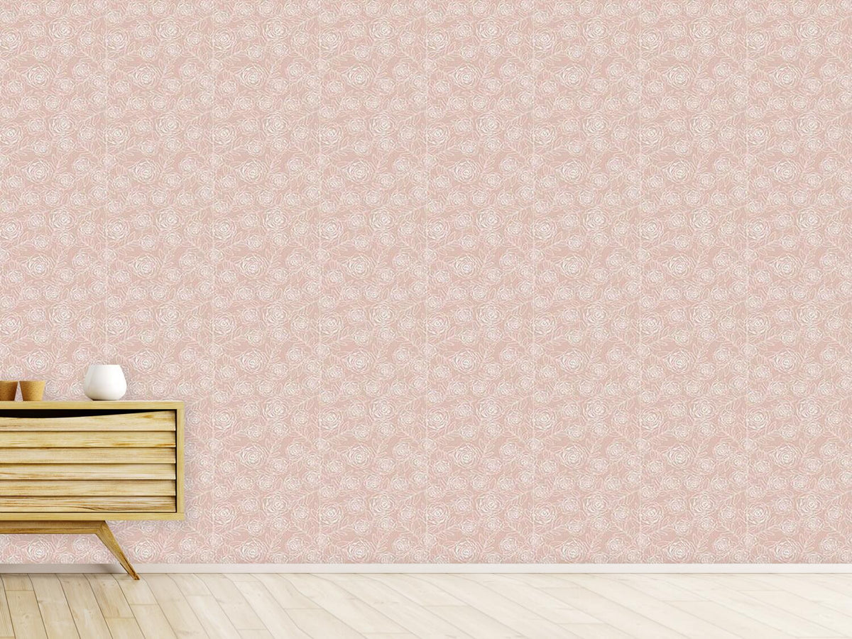 patterned-wallpaper-rose-engraving