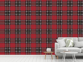 patterned-wallpaper-scottish-tartan