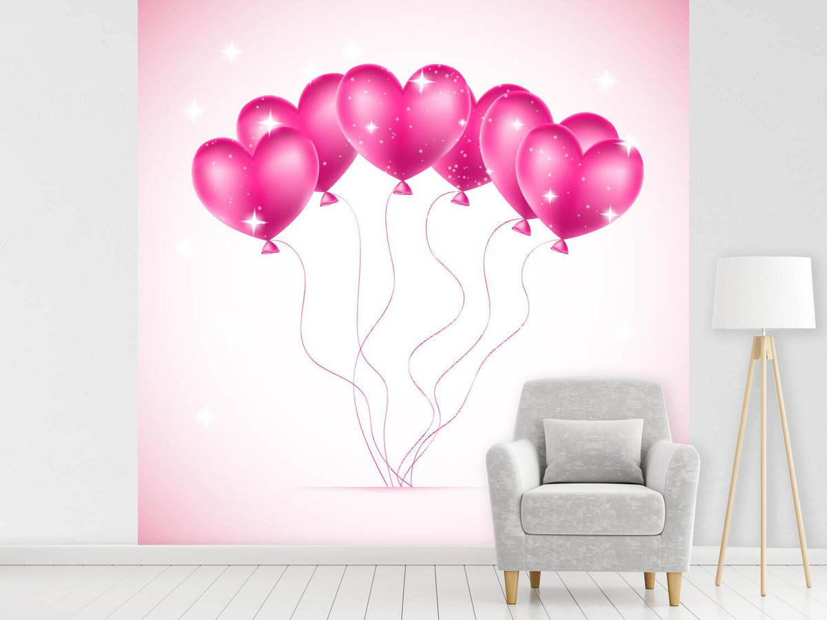 photo-wallpaper-heart-balloons