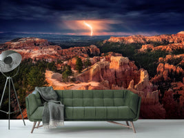 photo-wallpaper-lightning-over-bryce-canyon