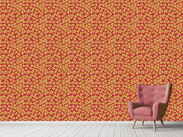 patterned-wallpaper-golden-leaf