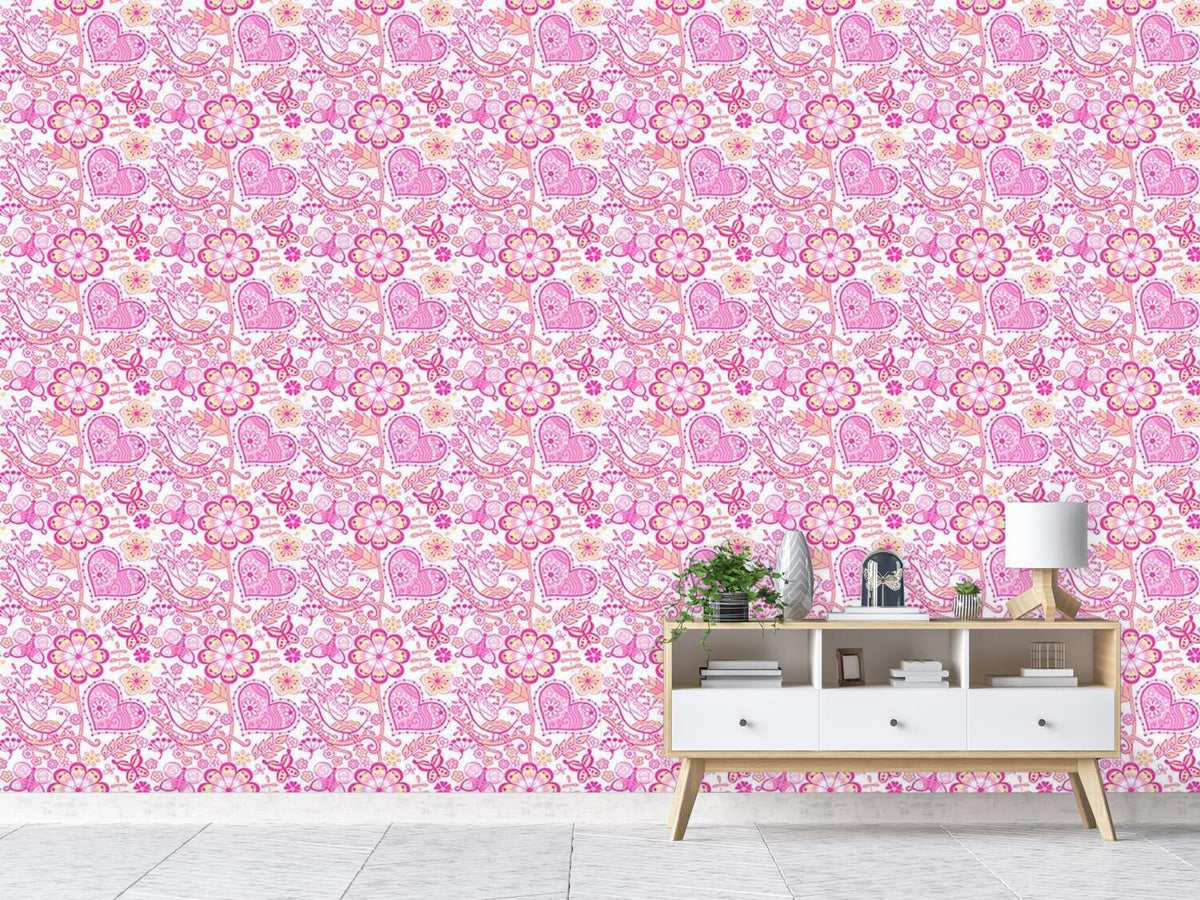 patterned-wallpaper-garden-of-sweet-romance