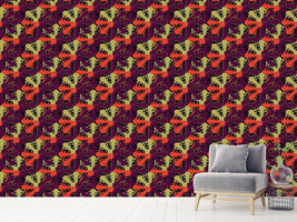 patterned-wallpaper-floral-plaids