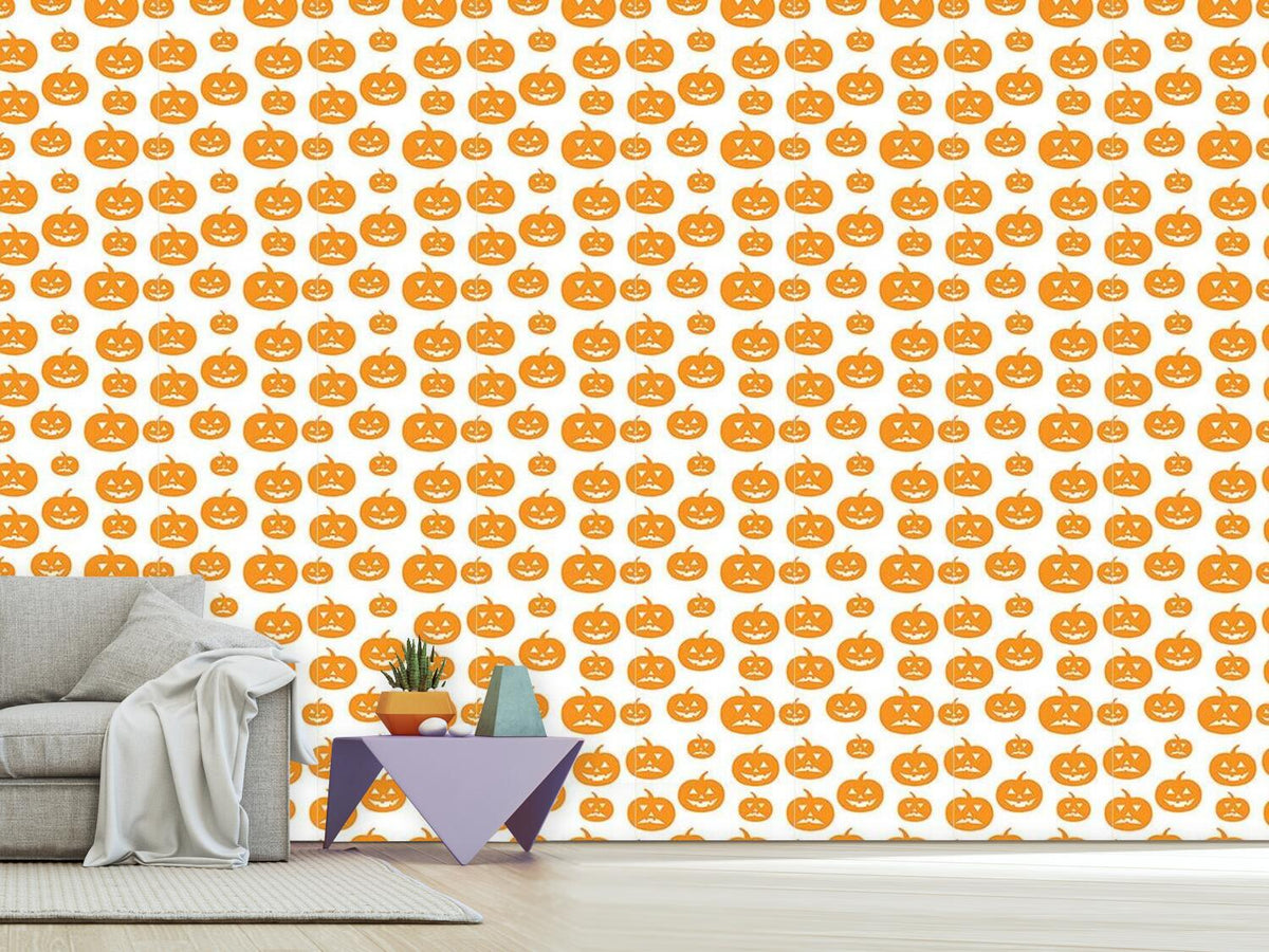 patterned-wallpaper-halloween-pumpkins