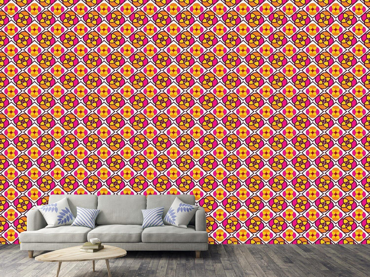 patterned-wallpaper-flower-tiles