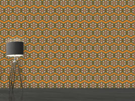 patterned-wallpaper-kaleidoscope-zig-zag-brown