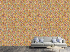 patterned-wallpaper-multicolored-entwined-lines