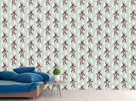 patterned-wallpaper-rabbit-dance