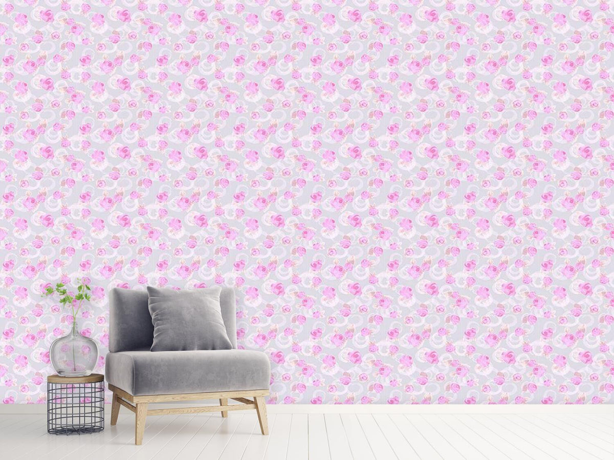 patterned-wallpaper-delicate-roses