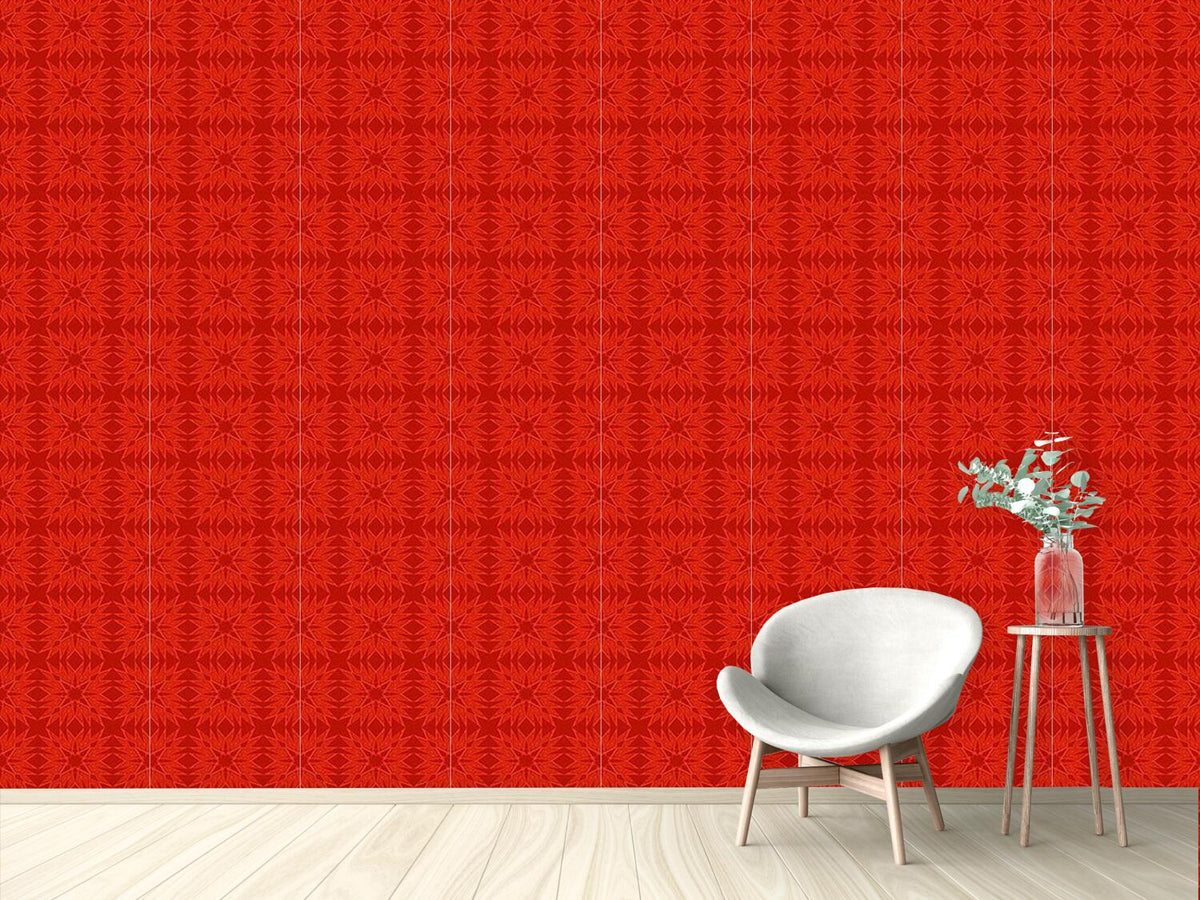 patterned-wallpaper-paperstar-in-flames