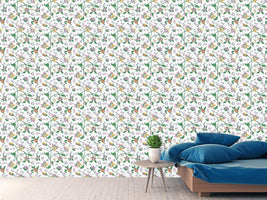 patterned-wallpaper-little-flower-fantasy-white