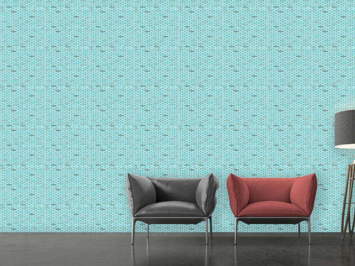 patterned-wallpaper-blue-brick-wall