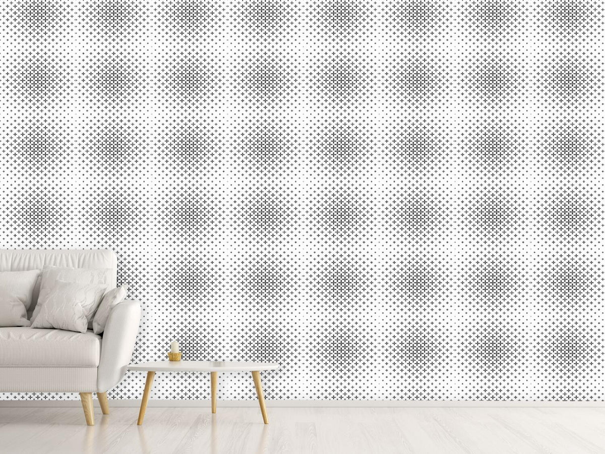 patterned-wallpaper-cross-flower-formation