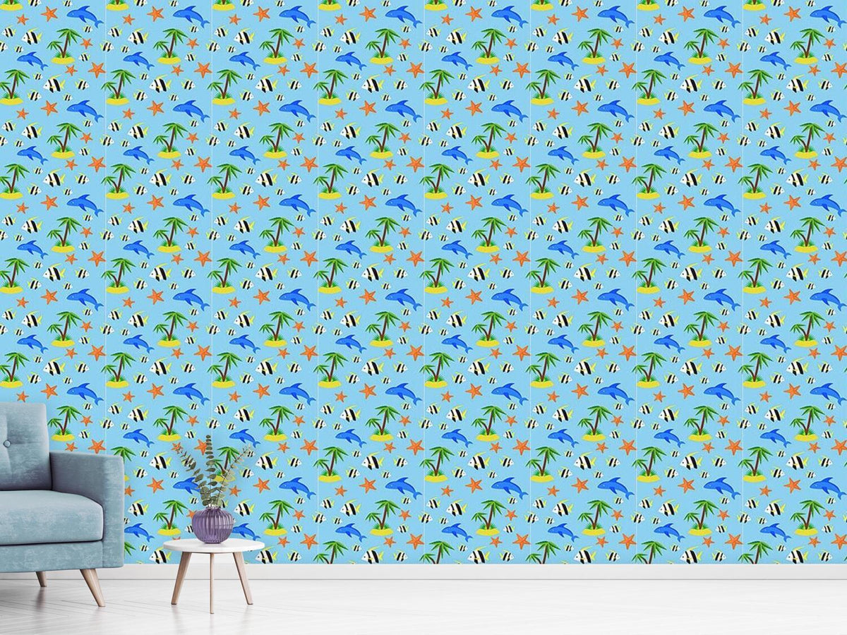 patterned-wallpaper-tropical-island