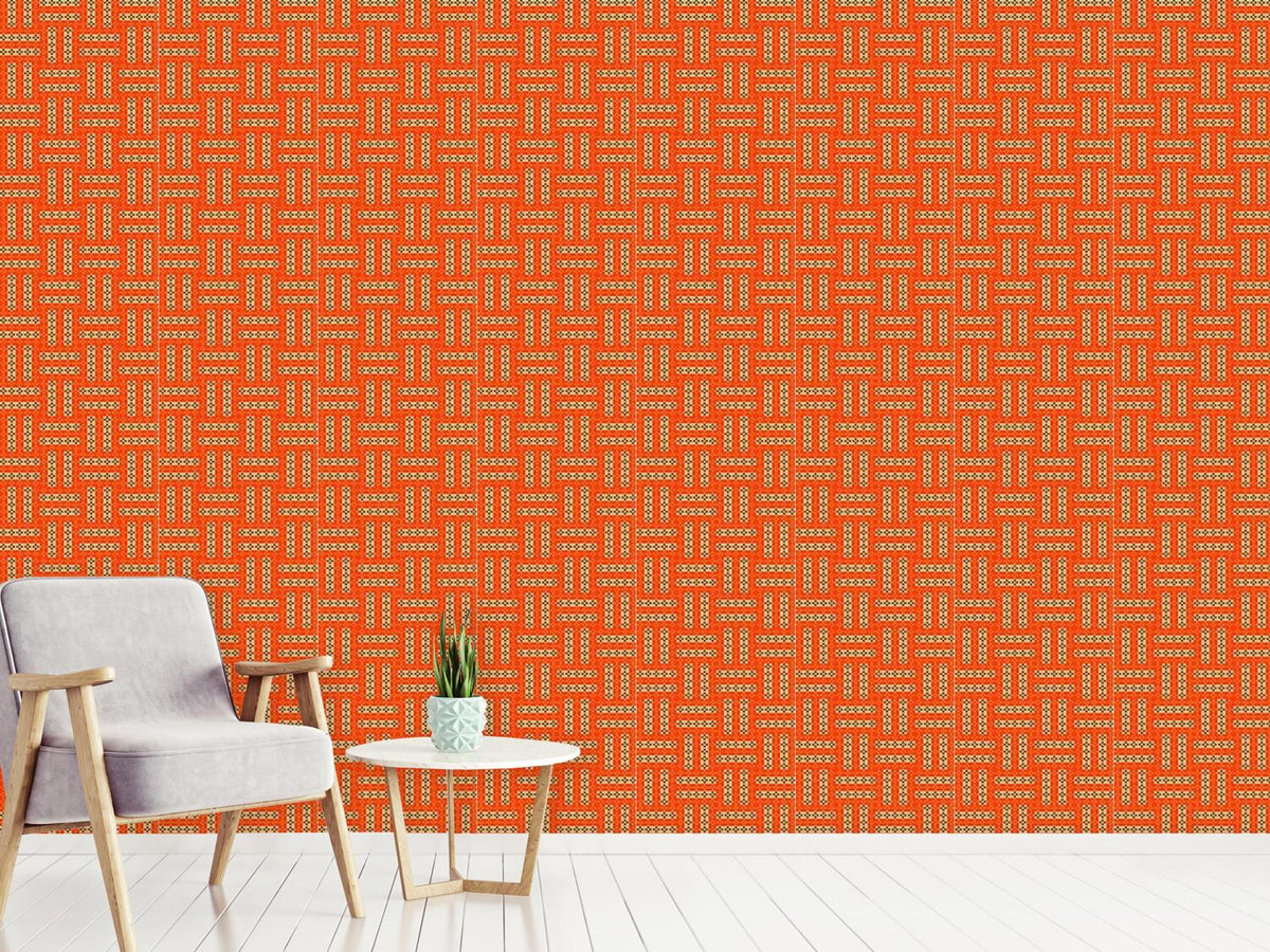 patterned-wallpaper-cross-rectangles