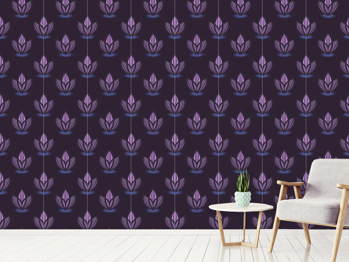 patterned-wallpaper-lotus-lilaq