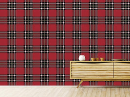 patterned-wallpaper-scottish-tartan