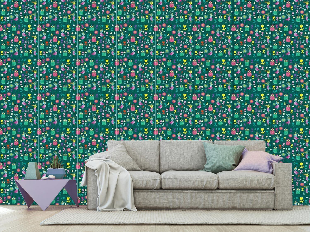 patterned-wallpaper-papageno-in-birds-paradise