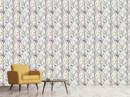 patterned-wallpaper-the-birds-of-the-forest