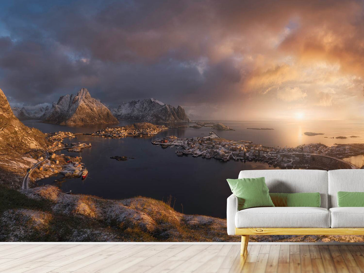 photo-wallpaper-sunrise-over-reine