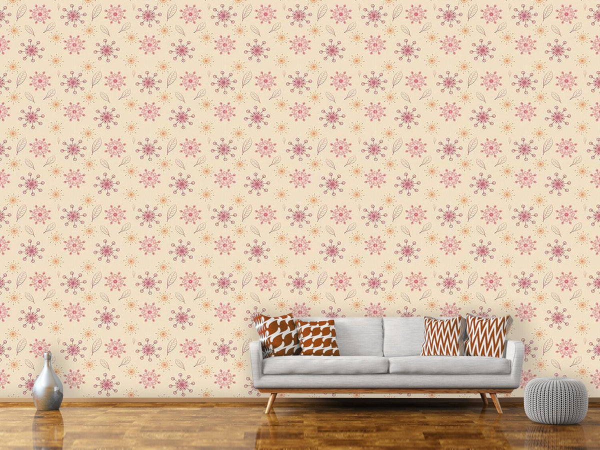 patterned-wallpaper-dancing-flakes-apricot