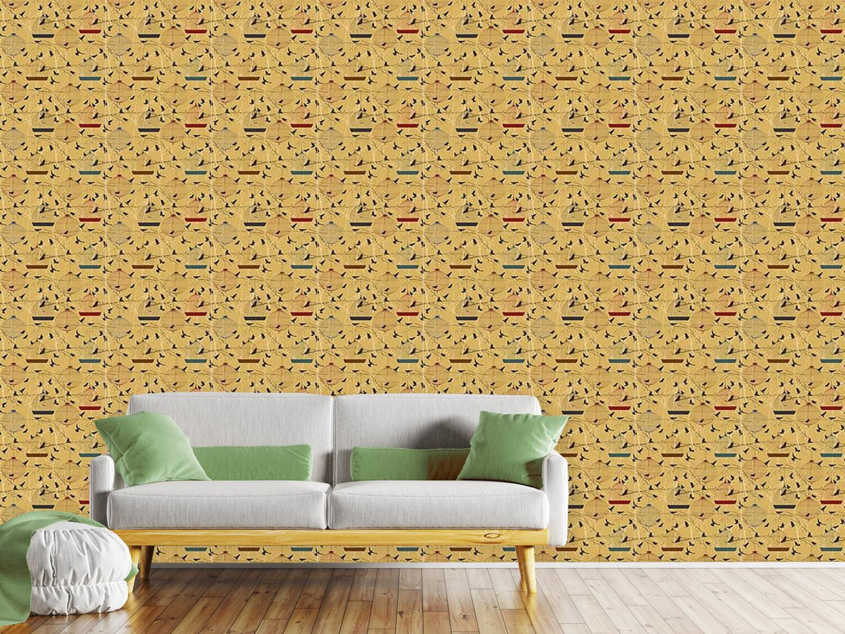 patterned-wallpaper-aviary