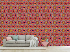 patterned-wallpaper-marguerites-multicolor