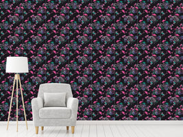 patterned-wallpaper-miami-nights-flamingo