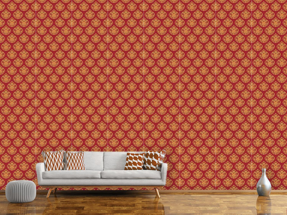 patterned-wallpaper-indian-damask