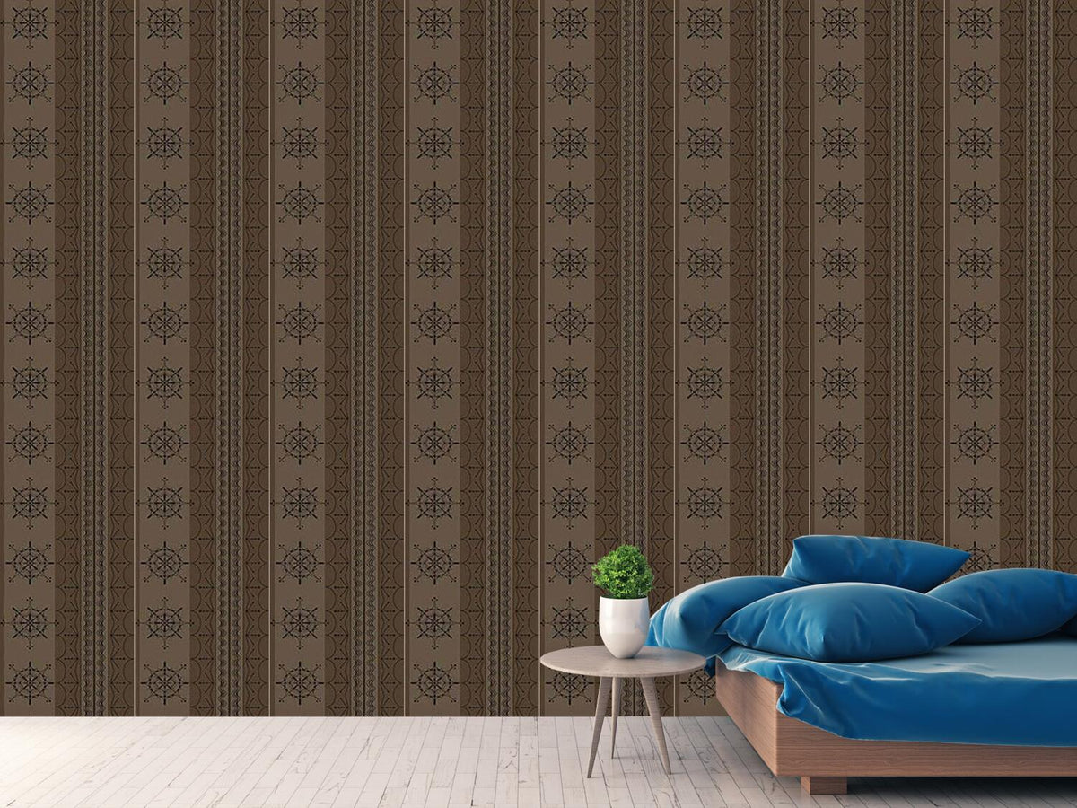 patterned-wallpaper-nordic-brown