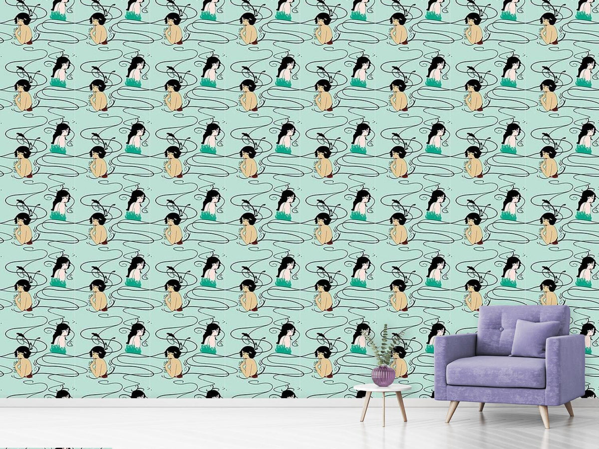 patterned-wallpaper-sirenen