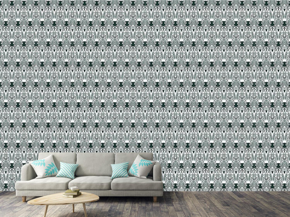 patterned-wallpaper-zebra-kaleidoscope