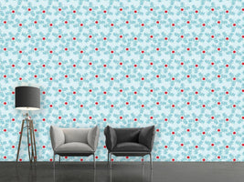 patterned-wallpaper-snowflakes