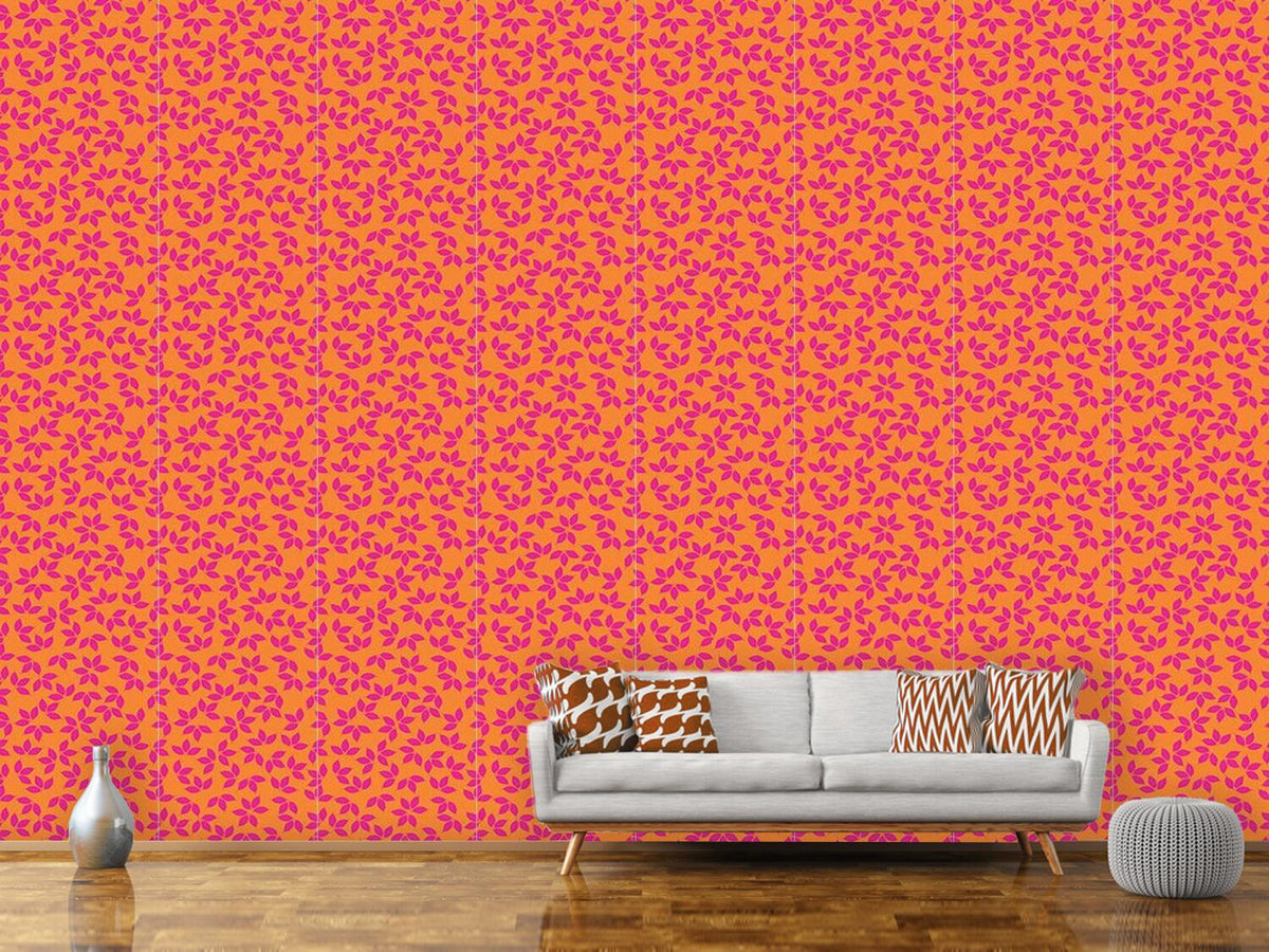 patterned-wallpaper-leaf-silhouettes