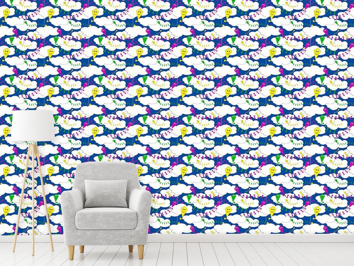 patterned-wallpaper-kiteflying