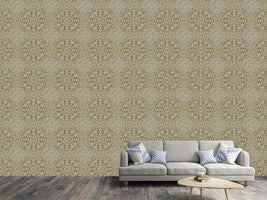 patterned-wallpaper-embossed-flowers